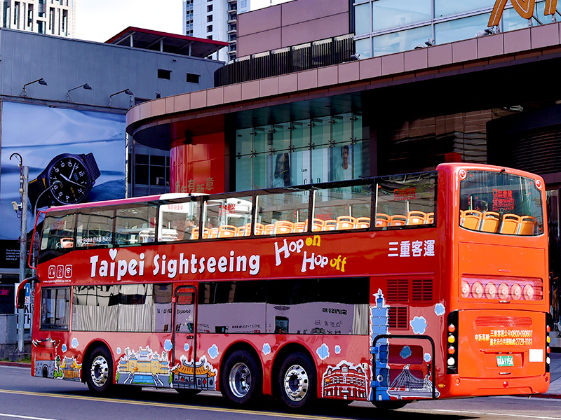 Double-Decker Sightseeing Bus