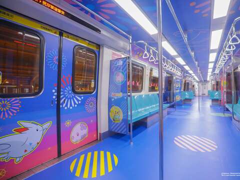 Kereta Cat Pokemon Mulai Berjalan di Jalur Tamsui Xinyi
