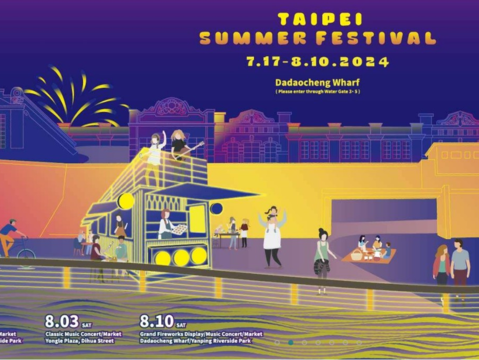 2024 TAIPEI SUMMER FESTIVAL Kicks Off on 7/17! 4 Themed Fireworks Shows + 5 Music Performances for a Summer of Fun