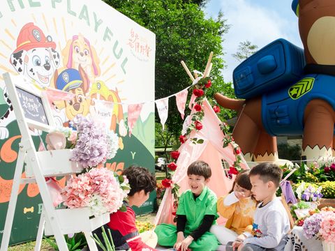 兩層樓高「汪汪隊氣偶」現身！ 「台北花伴野餐」五大主題區、星光音樂會3/15登場