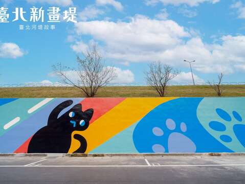 北市堤防美化新亮相 萌寵樂園可愛風來襲