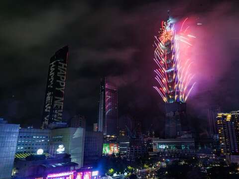 The countdown to the "Taipei New Year's Eve Party" concluded successfully. 