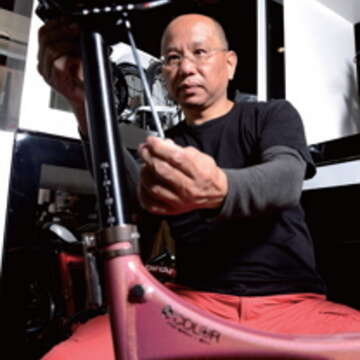 騎車已經是林國堃生活的一部分，將單車融入生活，就是他理想的生活方式。（攝影／吳金石）