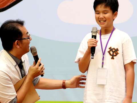 民生國小六年級張辰安小朋友希望能成為一個球評，分享每個球隊的戰術.JPG