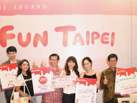 臺北市觀傳局結合航空公司、旅行業者及店家於印尼推出FunTaipei優惠產品，並推出電子手冊優惠券，響應智慧旅遊