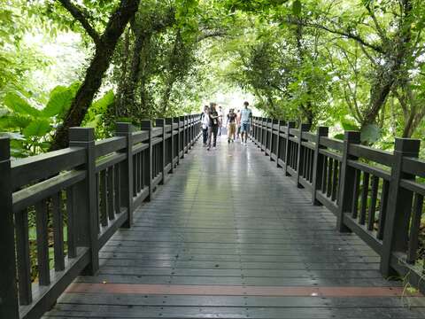 關渡自然公園區內木棧橋