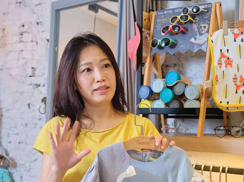 オーナーの劉さんは家族との生活の中でインスピレーションを受け、お子さんを出産してから子供服のデザイナーになりました。
