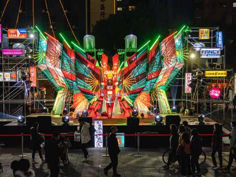 2020臺北燈節東區主燈「展風神」，以「生猛、不受拘束」展現更鮮明的在地元素