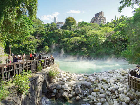 Located in Taipei’s volcanic hot spring area, Thermal Valley is the source of the hot spring water in Beitou. (Photo/Suriya Desatit)​​​​​​​