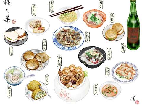 隱藏在台北飲食中的福州菜(台北畫刊110年7月)