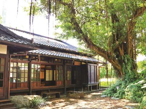 紀州庵の屋外は木陰が多いので、残暑が厳しい秋の散歩にも最適です。
