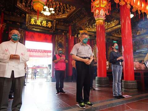 Mayor Visits Songshan Ciyou Temple Ahead of Reopening