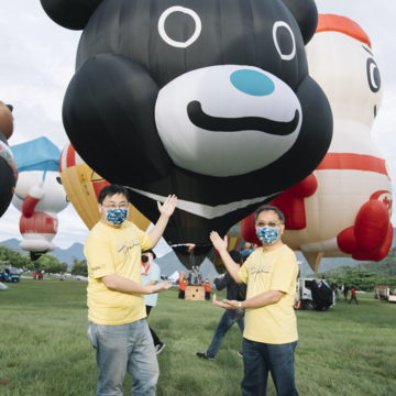 熊赞热气球今年再回归台东县「2022台湾国际热气球嘉年华」。(图片来源：台北市政府观光传播局)