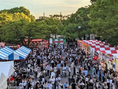 在日本東京舉辦的Taiwan_Festa現場人聲鼎沸(圖片來源：臺北市政府觀光傳播局)