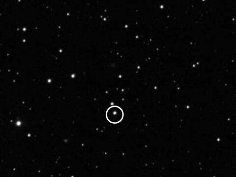 447小行星(圖片來源：臺北市立天文科學教育館)