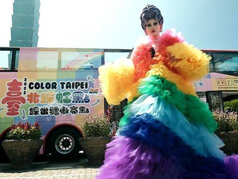 臺北市積極推廣彩虹觀光及LGBTQ友善環境。(圖片來源：臺北市政府觀光傳播局)