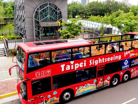 유럽발 타이베이 경유 여행객 반일여행, 타이베이시 시티투어버스티켓 증정