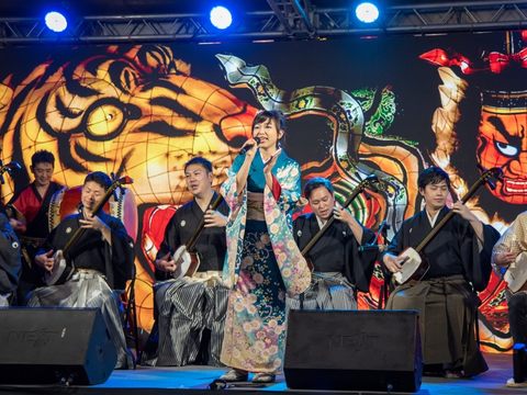 艋舺青山宮第六回台日音樂文化祭(圖片來源：臺北市政府觀光傳播局)