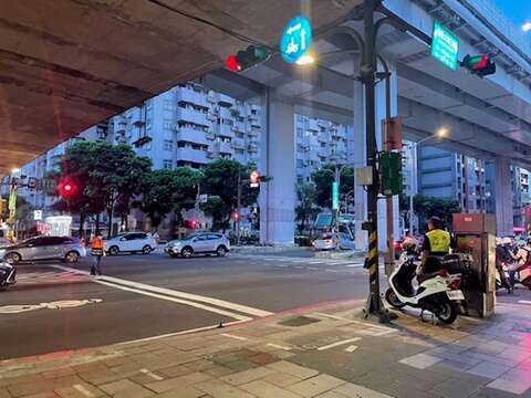示意圖（圖片來源：臺北市政府警察局交通警察大隊）