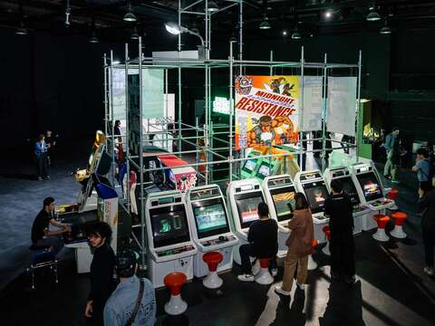 第十八屆臺北數位藝術節「A-Real Engine」展覽現場(圖片來源：臺北市政府文化局)