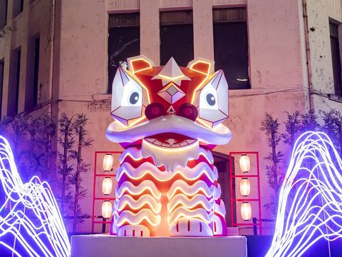 “Koridor Cahaya” Festival Lampion Taipei 2024 yang