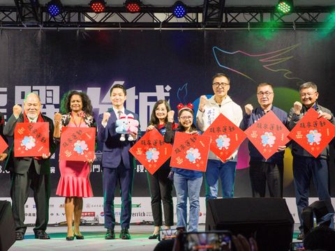 蔣萬安宣布2月17日也是2025世界壯年運動會正式報名的起跑日，年滿30歲即可報名，歡迎大家踴躍報名參加。(圖片來源：臺北市政府觀光傳播局)