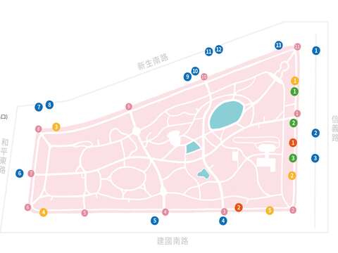 交通資訊(圖片來源：臺北市政府工務局公園路燈工程管理處)