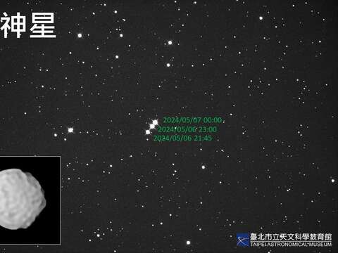 智神星(圖片來源：臺北市立天文科學教育館)