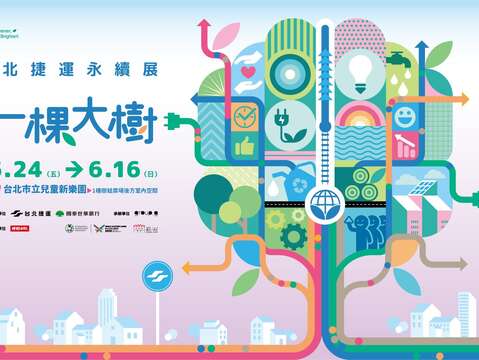「臺北捷運永續展」(圖片來源：臺北大眾捷運股份有限公司)