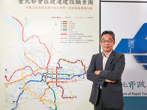 台北市捷運工程局局長鄭德發分享首都環狀線願景。（攝影／杭大鵬）