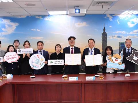 2024年1至11月韓國來臺旅客約88萬人次，名列第3，臺北市與大邱本次再度簽署觀光合作備忘錄，持續深化合作。(圖片來源：臺北市政府觀光傳播局)