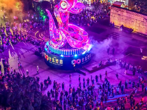 2025台北燈節於2月16日圓滿落幕，24天展期，打造兼具傳統現代的燈光藝術盛宴。(圖片來源：臺北市政府觀光傳播局)