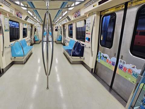 淡水信義線動保教育列車(圖片來源：臺北大眾捷運股份有限公司)