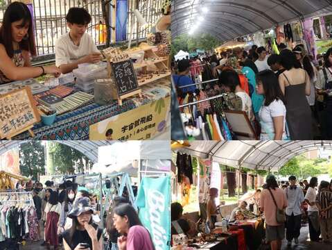 自來水園區2日開放免費入園，除有演唱會外，還有好吃好玩好逛的文創逗號市集、胖卡餐車。(圖片來源：臺北自來水事業處)