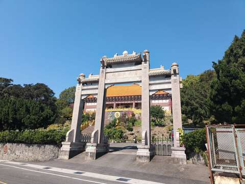 詹氏大宗祠庭院花木扶疏，值得一遊(圖片來源：臺北市政府工務局大地工程處)