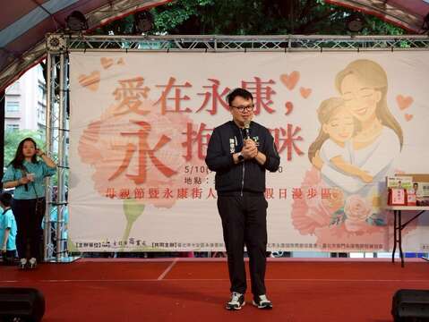 臺北市政府產業發展局陳俊安局長致詞(圖片來源：臺北市商業處)