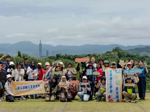 氣晴朗時在慈音山莊能眺望台北101。(圖片來源：臺北市政府勞動局)
