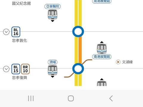 「台北捷運Go」App尋找親子友善彩繪列車(圖片來源:臺北大眾捷運股份有限公司)