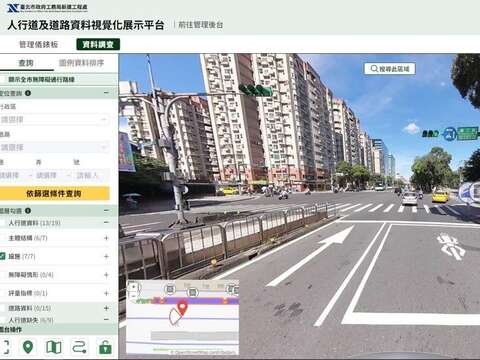 Interface of the Visualized Management Platform
