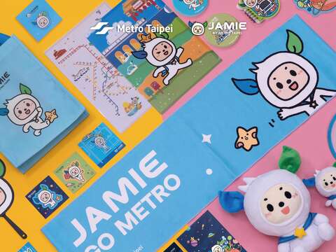 「捷米」各式可愛商品(圖片來源:臺北大眾捷運股份有限公司)