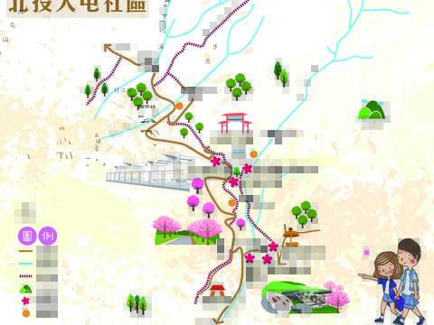 大屯社區地圖。(圖片來源：臺北市政府工務局大地工程處)