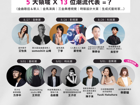 「潮對流 TRENDY Fusion」系列活動皆為免費報名，邀請民眾一同深入探索未來潮流的多元面貌(圖片來源：臺北市政府文化局)