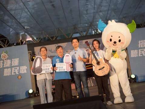 蔣萬安出席搭捷運、聽民歌活動（圖片來源：臺北市政府秘書處媒體事務組）
