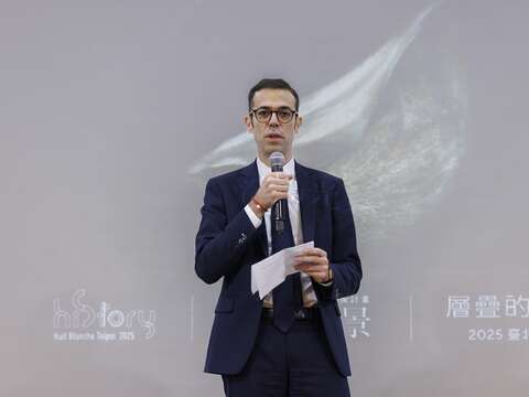 法國在臺協會主任龍燁(Franck Paris)(圖片來源:臺北市政府文化局)