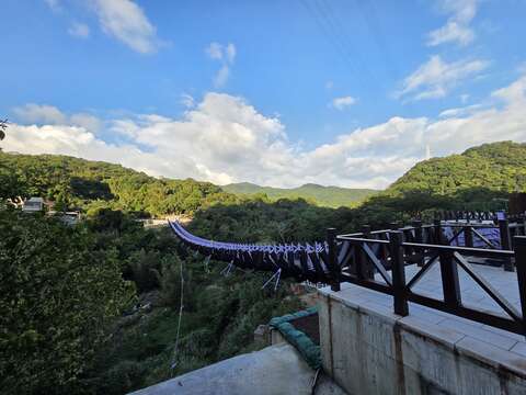 白石湖吊橋(圖片來源:臺北市政府工務局大地工程處)
