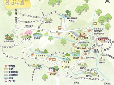 白石湖社區地圖(圖片來源:臺北市政府工務局大地工程處)