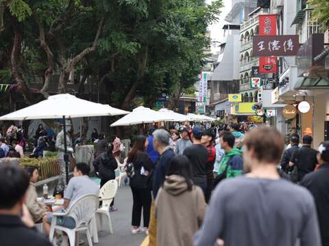 永康街區滿滿節慶人潮（圖片來源：台北市商業處）