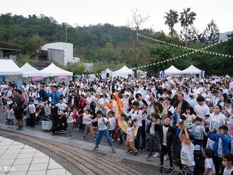 超過3500位熱愛運動的「親子早鳥」跑者來到園區共襄盛舉。（圖片來源：臺北市立動物園）