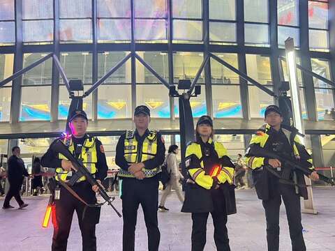 警員們（圖片來源：臺北大眾捷運股份有限公司）