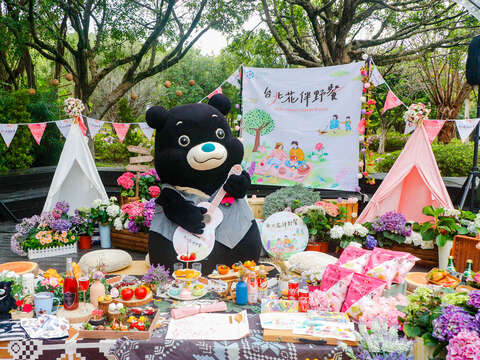 「台北花伴野餐」融合花園城市理念與永續精神，邀您共創浪漫春日回憶。（圖為2024台北花伴野餐資料照（圖片來源：臺北市政府觀光傳播局）